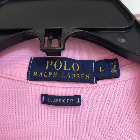 POLO RALPH LAUREN PIQUE POLO SHIRT SZ-L CLASSIC FIT LIKE NEW CONDITION!! - Picture 3 of 3